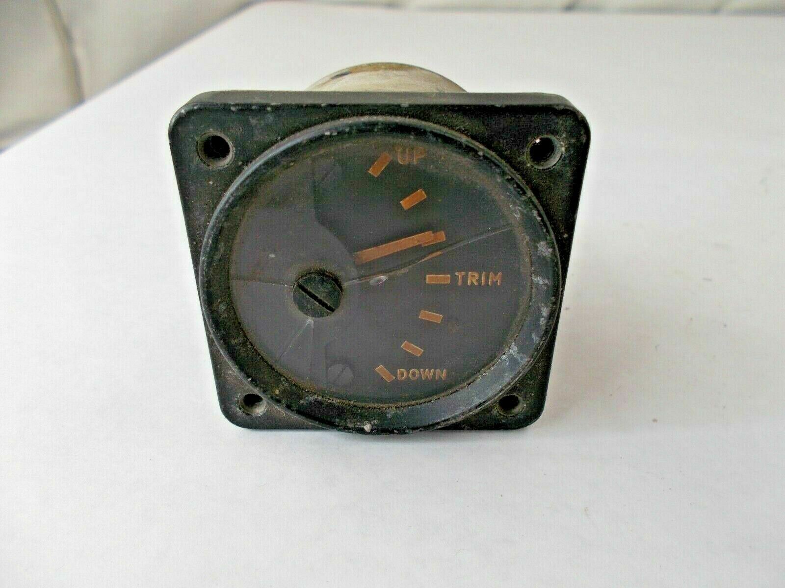Vintage Bendix Pioneer Instrument Trim Indicator Unknown Model