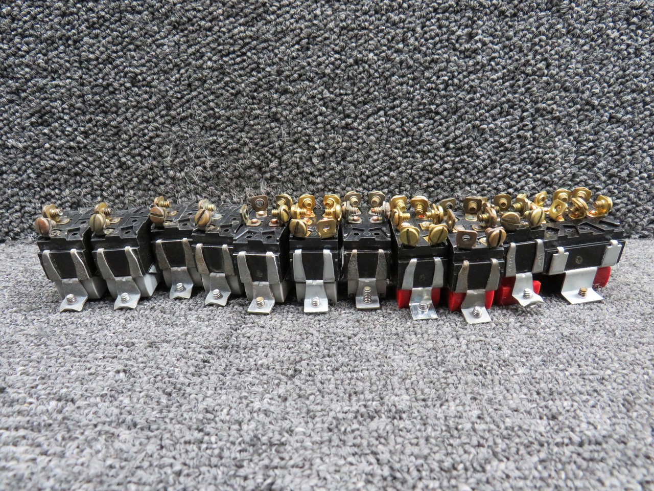 587-837, 587-831 Piper PA-34-200T Landing Light Rocker Switch Set of 11