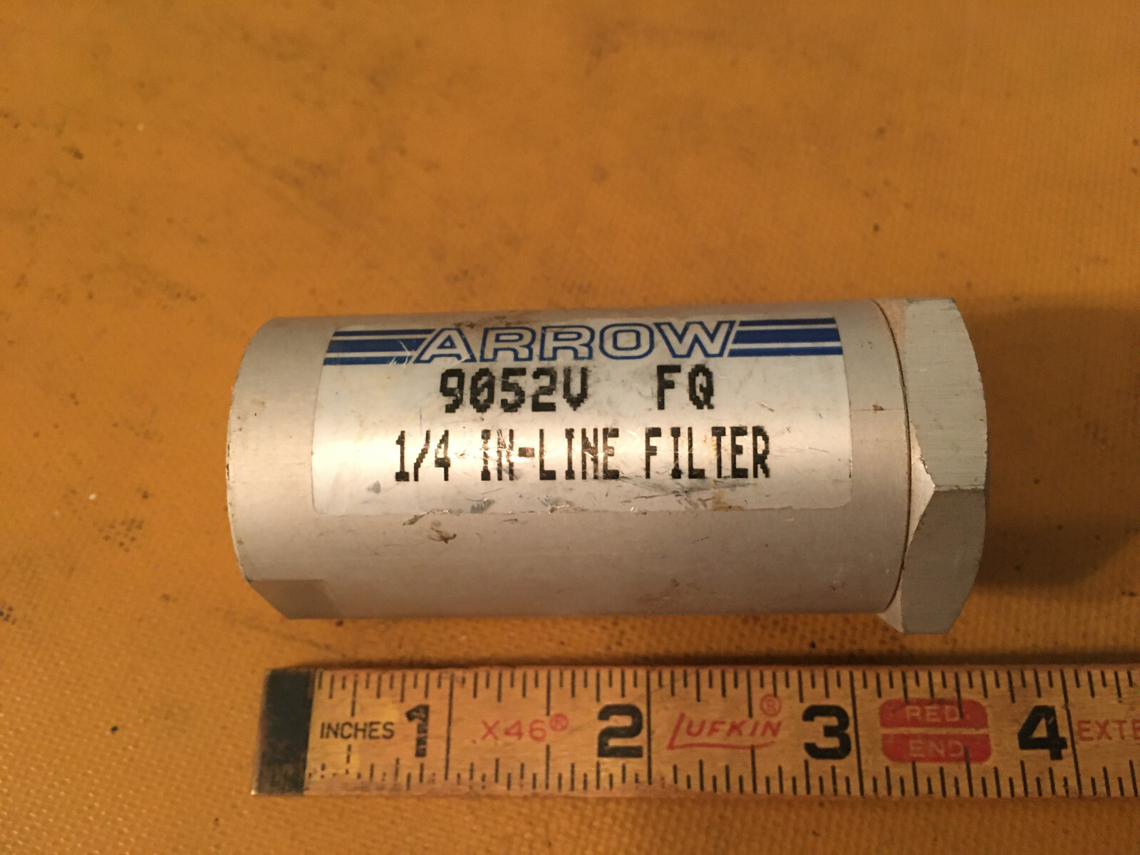 Arrow Pneumatics 9052V In-line Filter, 1/4in