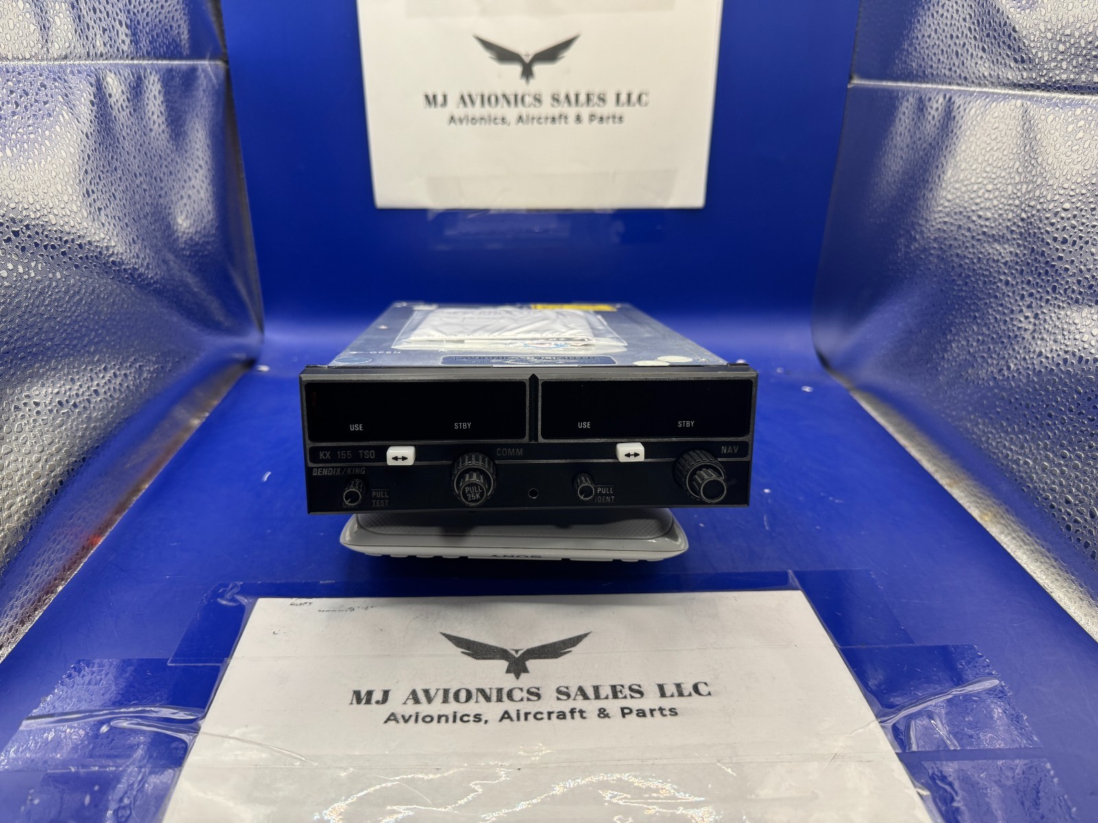 BENDIX/KING KX 155 P/N 069-1024-42 14VDC WITH GLIDE/SLOPE WITH FAA FORM 8130-3